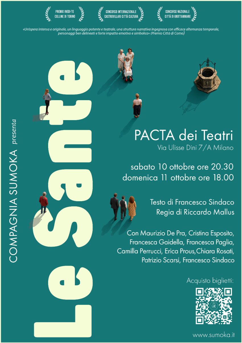 Locandina Le Sante_Compagnia teatrale Sumoka_ottobre 2026